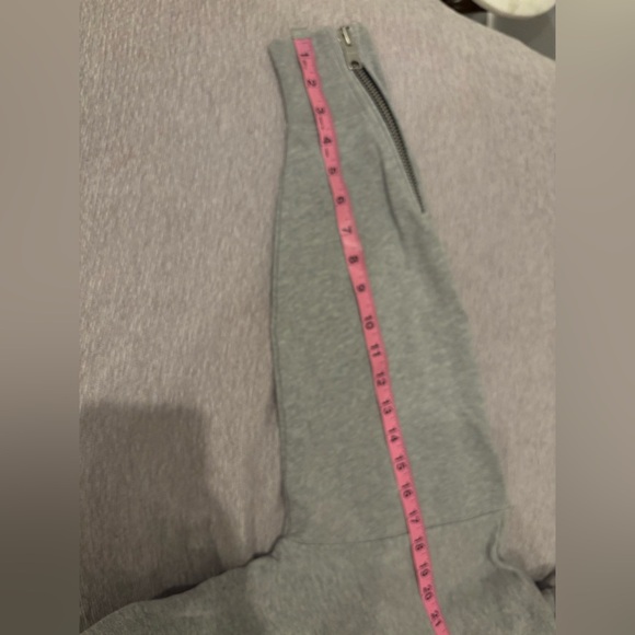 All Saints Bella Gray Sweatshirt with Zipper Detail. Size small - Picture 9 of 10